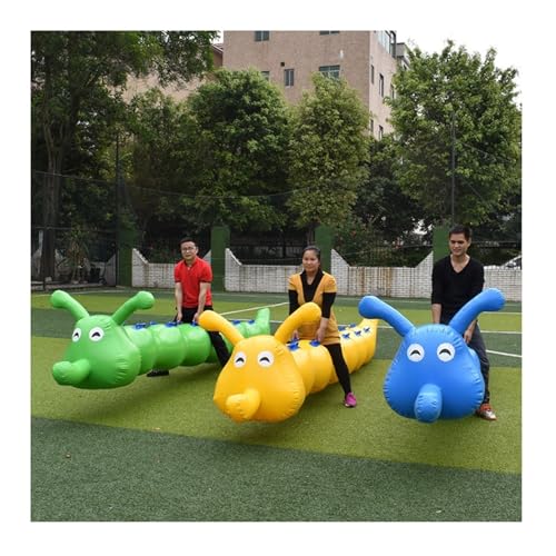 KPHYMOD Spiele für Draussen Field Day Outdoor-Teamspiel, Aufblasbares Spielzeug Für Sportspiele Im Innen- Und Außenbereich, Kooperatives Teamspiel, Staffelspielausrüstung, 3 PCS(9 Seats/L-5.5M) von KPHYMOD