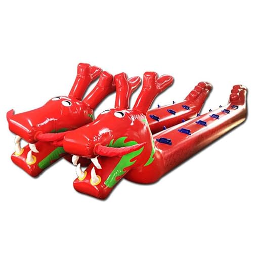 KPHYMOD Spiele für Draussen Field Day Outdoor-Teamwork-Spiele, Aufblasbares Spielzeug Für Mehrere Spieler Auf Dem Rasen, Karnevalsparty-Karnevalssportspiel Im Freien, 2 PCS(9 Seats/L-5.5M) von KPHYMOD