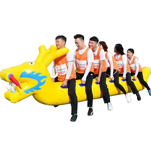 Spiele für Draussen Aufblasbares Drachenboot Für Teamarbeitssportspielzeug, Spielzeug Für Lustige Sportveranstaltungen, Radfahren, Laufen, Spieleausrüstung Für Die Gruppenzusammenarbeit(9 seats/L-5.5M Spiele für Draussen Aufblasbares Drachenboot Für Teamarbeitssportspielzeug, Spielzeug Für Lustige Sportveranstaltungen, Radfahren, Laufen, Spieleausrüstung Für Die Gruppenzusammenarbeit(9 seats/L-5.5M von KPHYMOD
