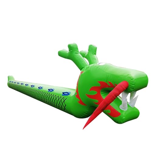 Spiele für Draussen Aufblasbares Spielzeug for Kinder und Erwachsene, kooperatives Teamrennen for Geburtstagsfeier, Staffellauf, Feldtag, Teambuilding, Hinterhof-Aktivitätsspiel(Green,6 seats/L-4M) von KPHYMOD
