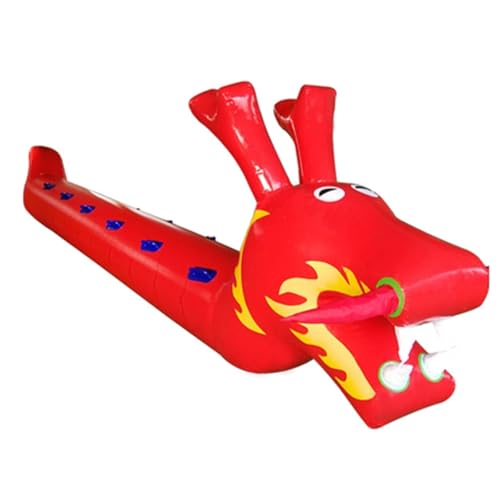 Spiele für Draussen Aufblasbares Spielzeug for Kinder und Erwachsene, kooperatives Teamrennen for Geburtstagsfeier, Staffellauf, Feldtag, Teambuilding, Hinterhof-Aktivitätsspiel(Red,7 Seats/L-4.5M) von KPHYMOD