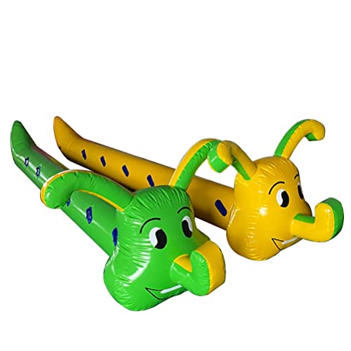 Spiele für Draussen Aufblasbares Spielzeug for den Karneval im Freien, Spielgeräte for die Zusammenarbeit in der Schule/Verein/Kindergartengruppe, Mit Aufblaspumpe, 2 STK(5 Seats/L-3.5M) von KPHYMOD