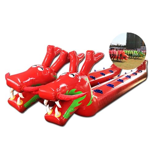 Spiele für Draussen Field Day Outdoor-Teamwork-Spiele, Aufblasbares Spielzeug Für Mehrere Spieler Auf Dem Rasen, Karnevalsparty-Karnevalssportspiel Im Freien, 2 PCS(5 Seats/L-3.5M) von KPHYMOD
