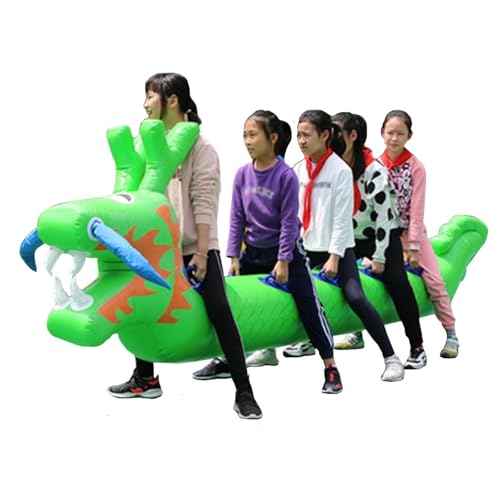 Spiele für Draussen Field Day Outdoor-Teamwork-Spiele, Aufblasbares Spielzeug Für Mehrere Spieler Auf Dem Rasen, Karnevalsparty-Karnevalssportspiel Im Freien, 2 PCS(6 seats/L-4M) von KPHYMOD