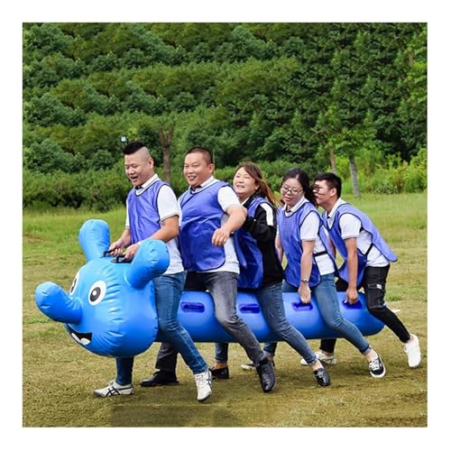 Spiele für Draussen Field Day Outdoor-Teamwork-Spiele, Große Aufblasbare Spielzeuge Für Outdoor-Picknick-Party-Karneval-Multiplayer-Teamsportspiele, Anpassung In Voller Größe(Blue-1) von KPHYMOD
