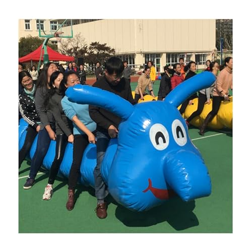 Spiele für Draussen Field Day Outdoor-Teamwork-Spiele, Große Aufblasbare Spielzeuge Für Outdoor-Picknick-Party-Karneval-Multiplayer-Teamsportspiele, Anpassung In Voller Größe(Blue-2) von KPHYMOD