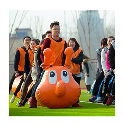 Spiele für Draussen Field Day Outdoor-Teamwork-Spiele, Große Aufblasbare Spielzeuge Für Outdoor-Picknick-Party-Karneval-Multiplayer-Teamsportspiele, Anpassung In Voller Größe(Orange) von KPHYMOD