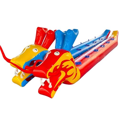 Spiele für Draussen Field Day Outdoor-Teamwork-Spiele, Rasenspiele, Aufblasbares Spielzeug, Schulspiele, Teambuilding-Aktivitäten Für Unternehmen, 2 PCS(Yellow+Green,8 seats/L-5M) von KPHYMOD