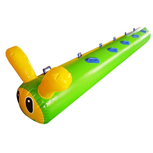 Spiele für Draussen Kinderspielgeräte Im Freien Teamwork, Gruppe Zusammenarbeit Spiel Schule Firmenteam Lernen Aktivität Spaß-Spiel(Green+Yellow,7 Seats/L-3.5M) von KPHYMOD