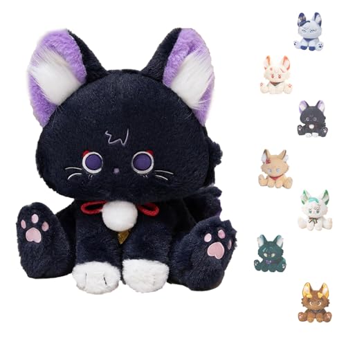 KPPFHBLI Genshin Impact Plüsch, Charmant Tier Katze Spielzeug, Lustig Und Süß, Familie Interaktives Spielzeug, Weiche FüLlung Tier Kissen, Geschenke FüR Spiele Fans KPPFHBLI Genshin Impact Plüsch, Charmant Tier Katze Spielzeug, Lustig Und Süß, Familie Interaktives Spielzeug, Weiche FüLlung Tier Kissen, Geschenke FüR Spiele Fans von KPPFHBLI