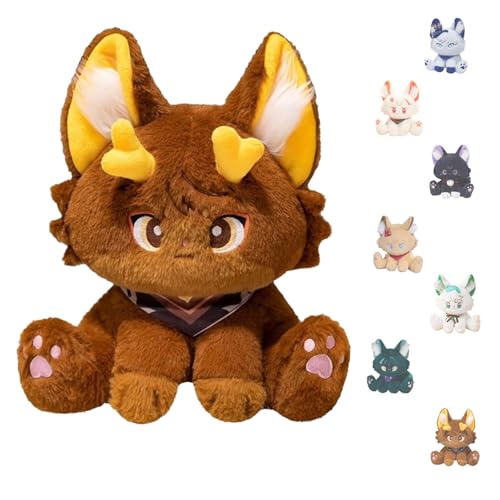 KPPFHBLI Genshin Impact Plüsch, Charmant Tier Katze Spielzeug, Lustig Und Süß, Familie Interaktives Spielzeug, Weiche FüLlung Tier Kissen, Geschenke FüR Spiele Fans KPPFHBLI Genshin Impact Plüsch, Charmant Tier Katze Spielzeug, Lustig Und Süß, Familie Interaktives Spielzeug, Weiche FüLlung Tier Kissen, Geschenke FüR Spiele Fans von KPPFHBLI
