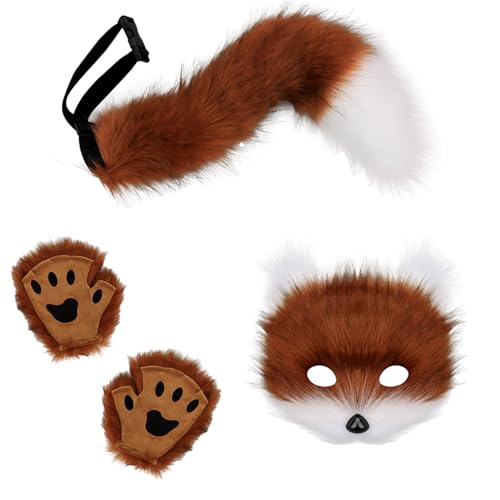 KPPFHBLI Katze Fuchs, Geeignet Für Halloween Rollenspiel Kostüm Karneval, Tier Rollenspiel Kostüm Set, Katze Und Wolf Rollenspiel Kostüm KPPFHBLI Katze Fuchs, Geeignet Für Halloween Rollenspiel Kostüm Karneval, Tier Rollenspiel Kostüm Set, Katze Und Wolf Rollenspiel Kostüm von KPPFHBLI