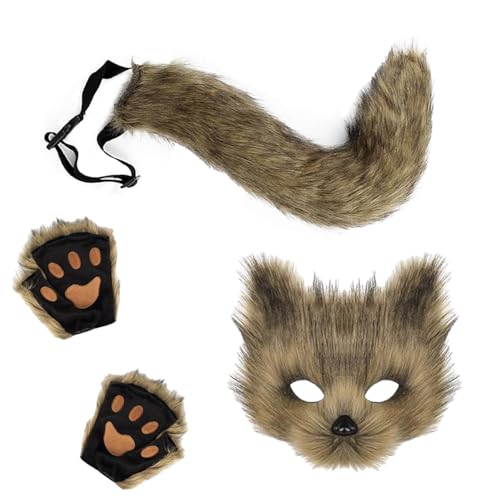 KPPFHBLI Katze Fuchs, Geeignet Für Halloween Rollenspiel Kostüm Karneval, Tier Rollenspiel Kostüm Set, Katze Und Wolf Rollenspiel Kostüm KPPFHBLI Katze Fuchs, Geeignet Für Halloween Rollenspiel Kostüm Karneval, Tier Rollenspiel Kostüm Set, Katze Und Wolf Rollenspiel Kostüm von KPPFHBLI