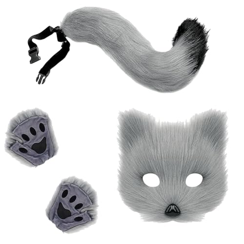 KPPFHBLI Katze Fuchs, Geeignet Für Halloween Rollenspiel Kostüm Karneval, Tier Rollenspiel Kostüm Set, Katze Und Wolf Rollenspiel Kostüm KPPFHBLI Katze Fuchs, Geeignet Für Halloween Rollenspiel Kostüm Karneval, Tier Rollenspiel Kostüm Set, Katze Und Wolf Rollenspiel Kostüm von KPPFHBLI