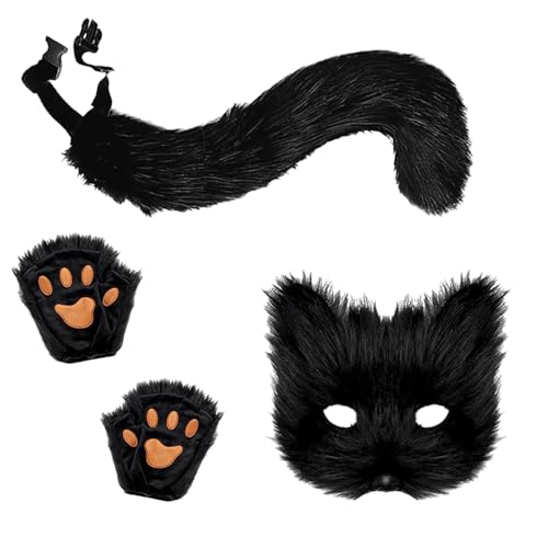 KPPFHBLI Katze Fuchs, Geeignet Für Halloween Rollenspiel Kostüm Karneval, Tier Rollenspiel Kostüm Set, Katze Und Wolf Rollenspiel Kostüm KPPFHBLI Katze Fuchs, Geeignet Für Halloween Rollenspiel Kostüm Karneval, Tier Rollenspiel Kostüm Set, Katze Und Wolf Rollenspiel Kostüm von KPPFHBLI