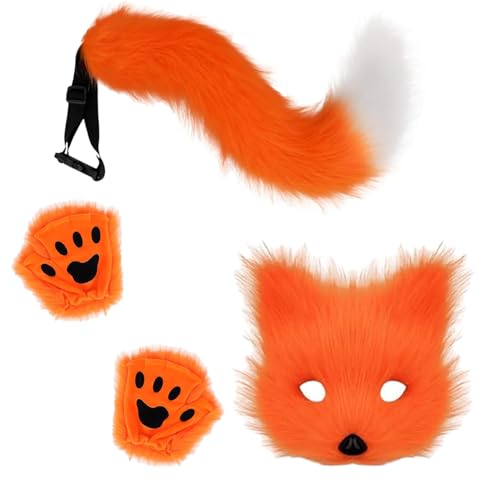 KPPFHBLI Katze Fuchs, Geeignet Für Halloween Rollenspiel Kostüm Karneval, Tier Rollenspiel Kostüm Set, Katze Und Wolf Rollenspiel Kostüm KPPFHBLI Katze Fuchs, Geeignet Für Halloween Rollenspiel Kostüm Karneval, Tier Rollenspiel Kostüm Set, Katze Und Wolf Rollenspiel Kostüm von KPPFHBLI