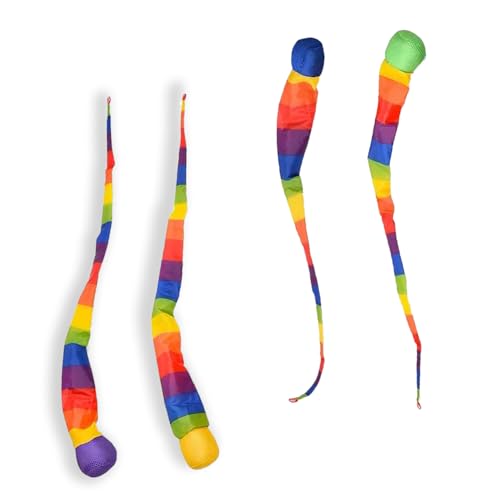 KPPFHBLI Meteor Ball, Schwanzball Regenbogen, Tragbares Schwanzball-Spiel, 4-StüCk-Set FüR Kinder Schwanzball, Geeignet FüR Den Gebrauch Im Freien Und Im Inneren KPPFHBLI Meteor Ball, Schwanzball Regenbogen, Tragbares Schwanzball-Spiel, 4-StüCk-Set FüR Kinder Schwanzball, Geeignet FüR Den Gebrauch Im Freien Und Im Inneren von KPPFHBLI