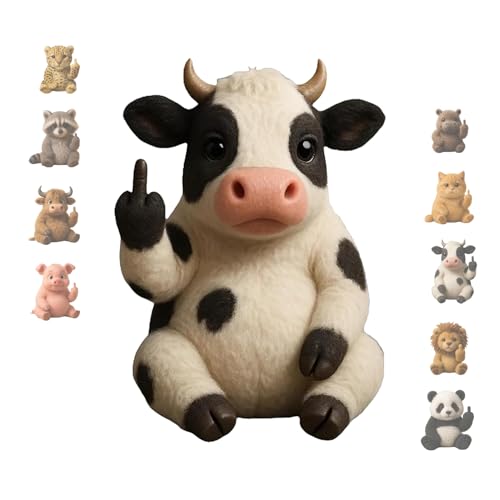 Plüschtier Das Den Mittelfinger Zeigt, Süße Lustige Mittelfinger-Plüse, Einzigartiger Humor, Emotionale UnterstüTzung, BüRo-Desktop-Dekoration, Geschenke Zur Stresslinderung von KPPFHBLI