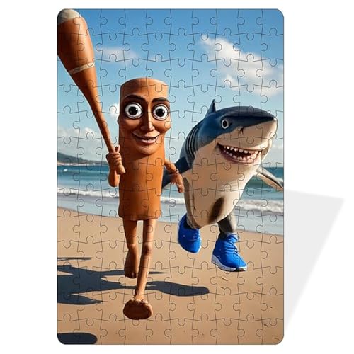 Puzzle Papier, Tung Tung Tung Sahur Spielzeug, Seltsam Abstrakt HolzschläGer GroßE FüßE Baum, Kann Als Heimdekoration, Familie Puzzle Spiel Nacht Puzzle Papier, Tung Tung Tung Sahur Spielzeug, Seltsam Abstrakt HolzschläGer GroßE FüßE Baum, Kann Als Heimdekoration, Familie Puzzle Spiel Nacht von KPPFHBLI
