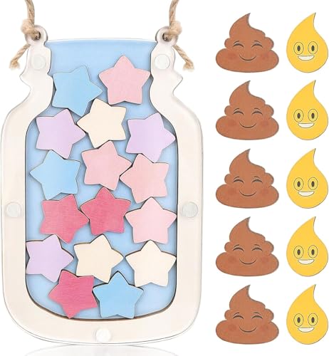 KQDRAVINE Belohnungstafel Kinder, Töpfchentraining Belohnungsglas, Belohnungsglas Klassenzimmer, Kinder Personalisiertes Belohnungssystem, Verhalten Belohnungstafel für Jungen Mädchen Zuhause von KQDRAVINE