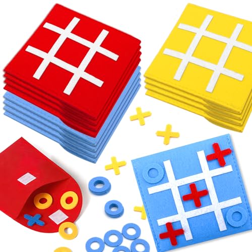 KQDRAVINE Tic Tac Toe Spiel für Kinder,Brettspiel für Kinder und Familie,Mini-Brettspiel Spielzeug,Lernbrettspiel Spielzeug,Lustig Eltern-Kind Interaktives Spiele,Geburtstag Party Favors von KQDRAVINE