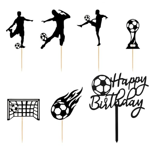 Kuchen Deko Fußball, 48 Stück Tortendeko Fussball Fußball Cupcake Topper Fussball Party Tortenaufleger Fussball Exquisit Fußball Deko Geburtstag, Junge Fussball Muffin Deko für Geburtstagsfeie Kuchen Deko Fußball, 48 Stück Tortendeko Fussball Fußball Cupcake Topper Fussball Party Tortenaufleger Fussball Exquisit Fußball Deko Geburtstag, Junge Fussball Muffin Deko für Geburtstagsfeie von KQDRAVINE