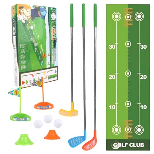 KQWVZ 12Pcs Minigolf Set Spielzeug für Kinder, Minigolf Set mit Einziehbaren Golfschlägern, Minigolf Kinder 3-8 Jahre, Minigolf für Zuhause, Innen Außen Garten Sportspiel Geschenk für Jungen Mädchen KQWVZ 12Pcs Minigolf Set Spielzeug für Kinder, Minigolf Set mit Einziehbaren Golfschlägern, Minigolf Kinder 3-8 Jahre, Minigolf für Zuhause, Innen Außen Garten Sportspiel Geschenk für Jungen Mädchen von KQWVZ