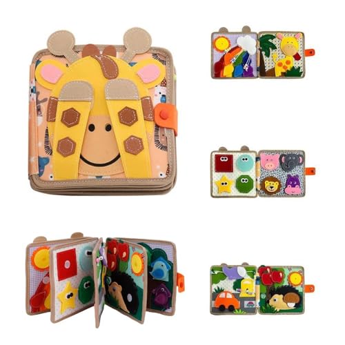 KQWVZ Quiet Book 2 Jahre,Stille Buch aus Weichem Filz für frühe Bildung,Feinmotorik,Busy Board Montessori Spielzeug Ab 2 3 4 5 6 Jahre Junge Mädchen Geschenk Activity Board Baby Sensorik Spielzeug KQWVZ Quiet Book 2 Jahre,Stille Buch aus Weichem Filz für frühe Bildung,Feinmotorik,Busy Board Montessori Spielzeug Ab 2 3 4 5 6 Jahre Junge Mädchen Geschenk Activity Board Baby Sensorik Spielzeug von KQWVZ