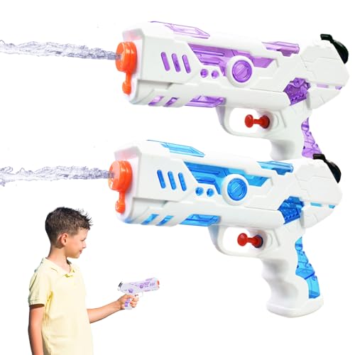 KQWVZ Wasserpistolen Für Kinder, 2PCS 250ml Kleine Wasserpistole, Wasserspritzpistole Kinder Reichweite 3 Meter, Wasserpistole Kinders Ab 3 4 5 6Jahre, für Sommerpartys im Freien Strand Pool Garten KQWVZ Wasserpistolen Für Kinder, 2PCS 250ml Kleine Wasserpistole, Wasserspritzpistole Kinder Reichweite 3 Meter, Wasserpistole Kinders Ab 3 4 5 6Jahre, für Sommerpartys im Freien Strand Pool Garten von KQWVZ