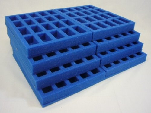 KR Multicase Tray Set: Eight 20 compartment trays for metal or resin figures von KR