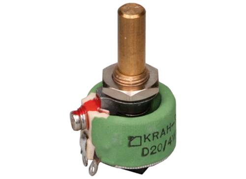 KRAH D 20/4W 10% 1K0 D 20/4W 10% 1K0 Draht-Potentiometer 4W 1kΩ 1St. von KRAH