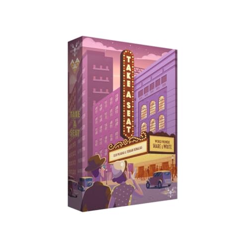 Salt and Pepper Games | Take a Seat | Teile & Schreibe Spiel | 1-6 Spieler | Ab 8 Jahren | Englisch von KREMTIK