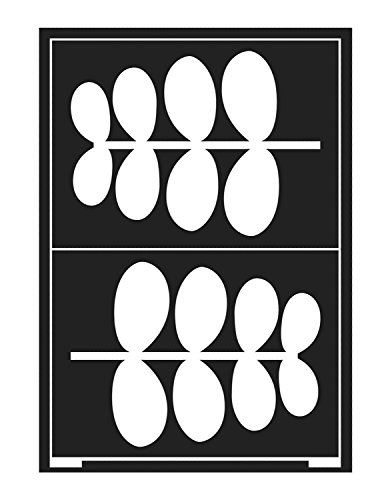 KREUL 74860 - Flexible Designschablone Blatt A5, flexibel, selbstklebend und wiederverwendbar, für individuelle Gestaltungen von Kreul