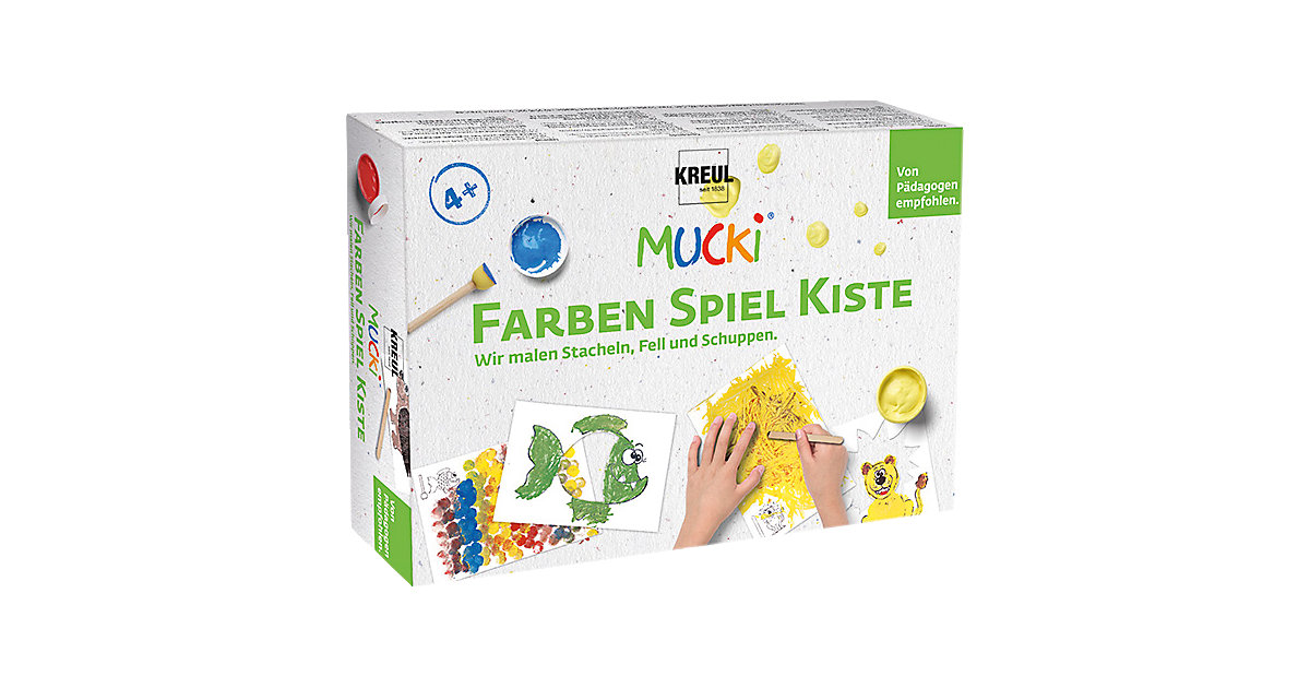 MUCKI FarbenSpielKiste Wir malen Stacheln, Fell und Schuppen MUCKI FarbenSpielKiste Wir malen Stacheln, Fell und Schuppen von KREUL