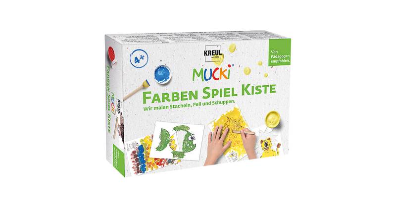 MUCKI FarbenSpielKiste Wir malen Stacheln, Fell und Schuppen von KREUL