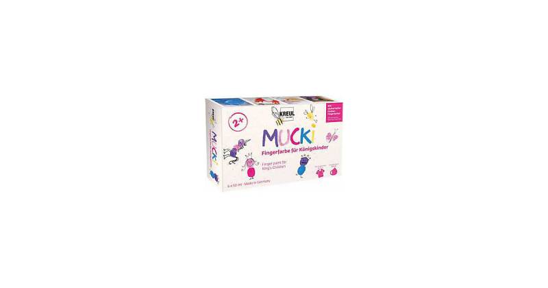 MUCKI Fingerfarbe Königskinder 6er Set 50 ml Kinder MUCKI Fingerfarbe Königskinder 6er Set 50 ml Kinder von KREUL