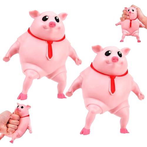 Anti Stress Schwein Rosa 2 Stück 9 X 9cm Splash Piggy Streich Squishy Pig Stressbälle Süßes Rosa Schweinchen Kreatives Dekompressions Piggy Fidget Toys Für Kinder Erwachsener Anti Stress Schwein Rosa 2 Stück 9 X 9cm Splash Piggy Streich Squishy Pig Stressbälle Süßes Rosa Schweinchen Kreatives Dekompressions Piggy Fidget Toys Für Kinder Erwachsener von KRISFD