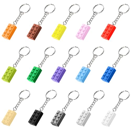 KRISFD Kunststoff Anhänger Schlüsselbund 15 Stück Party Schlüsselanhänger Schlüsselbund Aus Kunststoff Brick Keychain Für Lego Schlüsselanhänger Geburtstag, Party Bag Fillings, Belohnungen, Anhänger KRISFD Kunststoff Anhänger Schlüsselbund 15 Stück Party Schlüsselanhänger Schlüsselbund Aus Kunststoff Brick Keychain Für Lego Schlüsselanhänger Geburtstag, Party Bag Fillings, Belohnungen, Anhänger von KRISFD