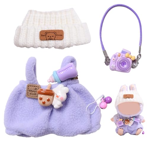 Kleidung für 17 cm La-bubu Puppe Bekleidung für Plüsch Kleidung Plüsch Toy Puppenkleidung La-bu-bu Kleidung Zubehör Passende Plush Pullover Hoodie DIY Ohne Puppe Kleidung für 17 cm La-bubu Puppe Bekleidung für Plüsch Kleidung Plüsch Toy Puppenkleidung La-bu-bu Kleidung Zubehör Passende Plush Pullover Hoodie DIY Ohne Puppe von KRISFD
