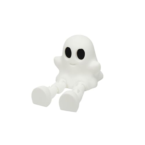 1/4-teiliges Fidget-Spielzeug mit 3D-gedrucktem Halloween-Geist mit beweglichen Gelenken, geeignet für Heim- und Autodekoration von KRJGOERG