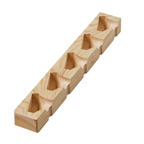 KROM Kendama - aus Holz für Anfänger und Fortgeschrittene - Geschicklichkeitsspiel für draußen und drinnen - Holzspielzeug mit Schnur und Ball - Kendama Skilltoy Kugelfangspiel von KROM