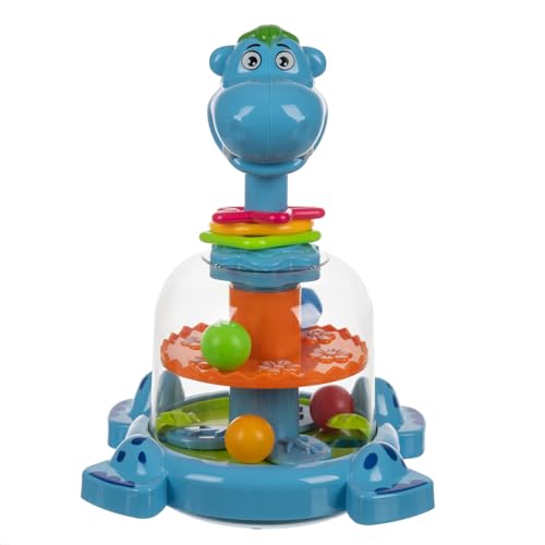 Interaktiver Kreisel mit beweglichen Bällen und Geräusch Nilpferd Lernspielzeug für Kinder 1 Jahr 24643 Interaktiver Kreisel mit beweglichen Bällen und Geräusch Nilpferd Lernspielzeug für Kinder 1 Jahr 24643 von KRUZZEL