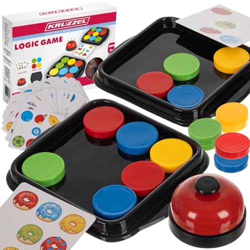 KRUZZEL Memory- und Logikspiel Farben nach vorgegebenen Mustern unter Zeitdruck sortieren Gehirntraining Sortierspiel Montessori 24671 KRUZZEL Memory- und Logikspiel Farben nach vorgegebenen Mustern unter Zeitdruck sortieren Gehirntraining Sortierspiel Montessori 24671 von KRUZZEL
