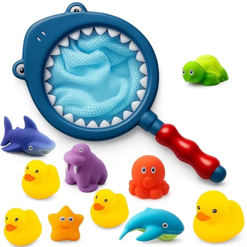 11Pcs Wasserspielzeug, Wassernetz und Meerestieren von KRYMXAR