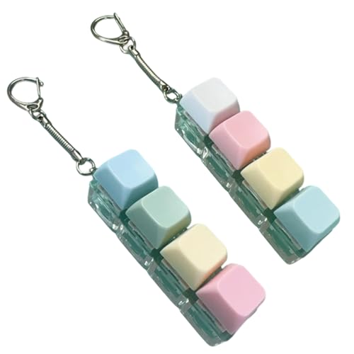 Fidget Toys Erwachsene, 2 Stück Tastatur Fidget Spielzeug, Stressabbau und Konzentrationsförderung, Ideal für Büro, Schule und Reisen von KRYMXAR