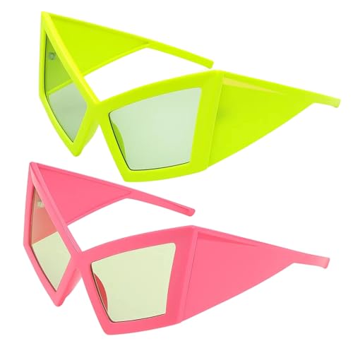KRYMXAR Lustige Sonnenbrille, Hässliche Sonnenbrille für Partys und Veranstaltungen, 2er Set für Erwachsene Frauen, Witzige Accessoires für Tanz und Fotografie KRYMXAR Lustige Sonnenbrille, Hässliche Sonnenbrille für Partys und Veranstaltungen, 2er Set für Erwachsene Frauen, Witzige Accessoires für Tanz und Fotografie von KRYMXAR