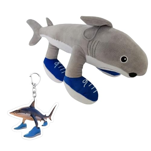 KRYMXAR Tralalero Tralala Kuscheltier Set, Brainrot Kuscheltier Hai Mit Sneakers, 2-teiliges Spielzeug Für Kinder Und Erwachsene, Deko Und Geschenk KRYMXAR Tralalero Tralala Kuscheltier Set, Brainrot Kuscheltier Hai Mit Sneakers, 2-teiliges Spielzeug Für Kinder Und Erwachsene, Deko Und Geschenk von KRYMXAR