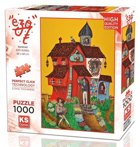 KS GAMES 20703 1000 Teile Puzzle, farblos von KS GAMES
