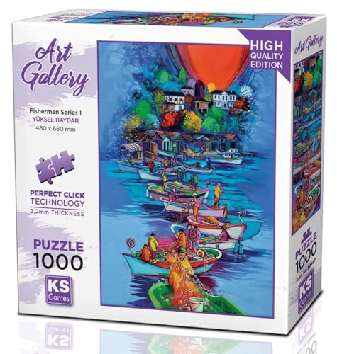 KS Games 1000 Teile Fischer-Serie I Puzzle von KS Games