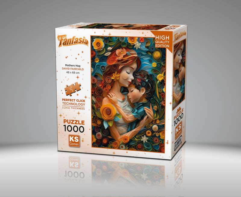 KS Games Puzzle 1000 Teile - Mother Hug - von KS Games
